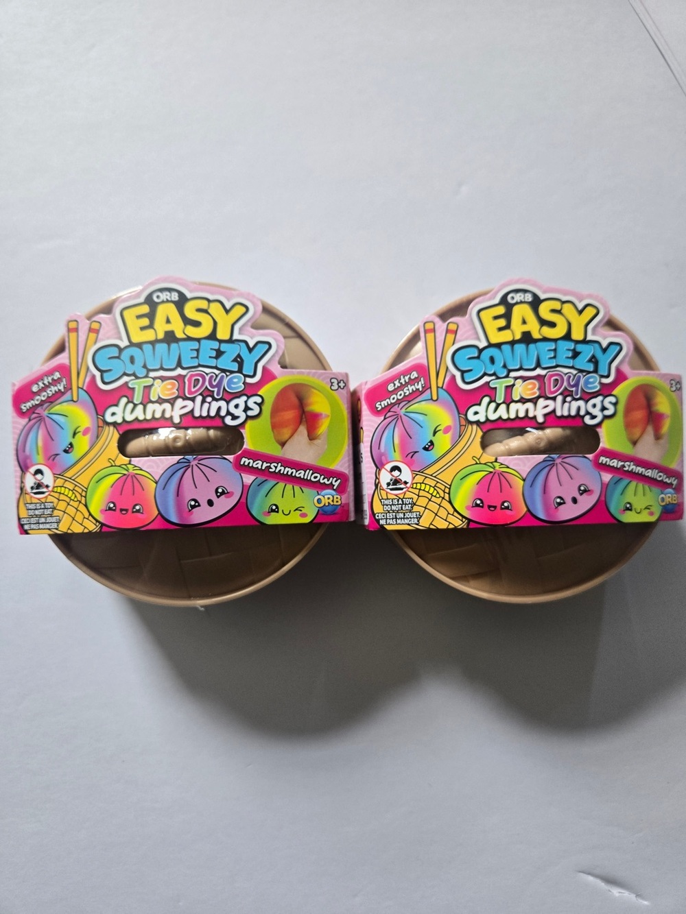 2 ORB Easy Sqweezy Tie Dye Dumplings – Brand New!